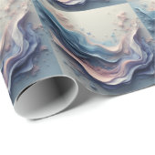 Mooie Pastel Achtergrond – Zachte Dromerige Vormge Cadeaupapier (Rol Hoek)