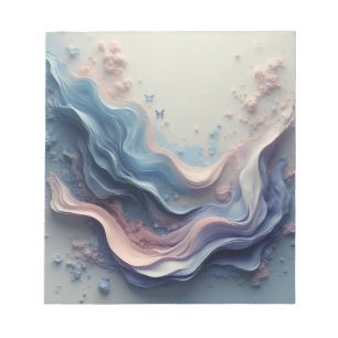 Mooie Pastel Achtergrond – Zachte Dromerige Vormge Notitieblok