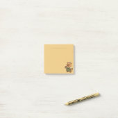 Mooie Pastel Barista Capybara Post-it Notities Post-it® Notes (Op bureau)