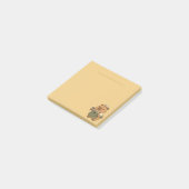 Mooie Pastel Barista Capybara Post-it Notities Post-it® Notes (Schuin)