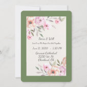 Mooie Pastel Bloemblaadjes Kaart (Voorkant)