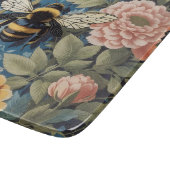 Mooie Pastel Bloemen en Bumblebee Snijplank (Hoek)