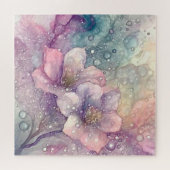 Mooie Pastel Bloemen Legpuzzel (Horizontaal)