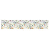 Mooie pastel bloemenpatroon medium tafelloper (Horizontaal)