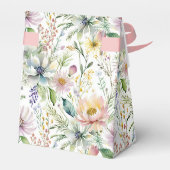 Mooie pastel bloemenprint bedankdoosjes (Achterkant)