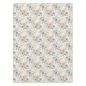 Mooie pastel bloemenprint tafelkleed (Voorkant)