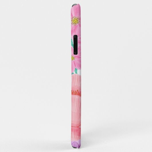 Mooie pastel bloemenWaterverf Case-Mate iPhone Case (Achterkant/rechts)