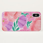 Mooie pastel bloemenWaterverf Case-Mate iPhone Case (Achterkant (horizontaal))