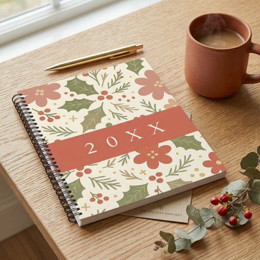 Mooie pastel bloempatroon Spiraal Notebook Notitieboek