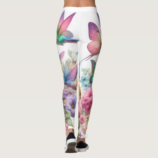 Mooie pastel gekleurde design - geïnspireerd door  leggings (Achterkant)