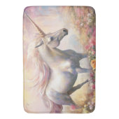Mooie Pastel Gouden Magische Eenhoorn Badmat (Voorkant Verticaal)