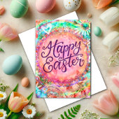 Mooie Pastel Inspirerende Inspirivity Pasen Kaart