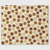 mooie pastel kerst hangballen. cadeaupapier (Vlak)