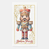 Mooie Pastel Kerst Notenkraker Papieren Servet (Voorkant)