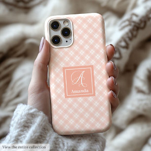 Mooie Pastel Koraal iPhone Hoesje Modieus Helder O