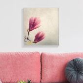 Mooie pastel magnolia bloem canvas afdruk (Insitu (Woonkamer))