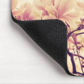 Mooie pastel magnolia bloem muismat (Hoek)