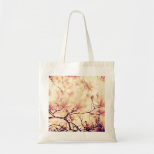 Mooie pastel magnolia bloem tote bag