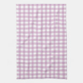 Mooie Pastel Paarse Gingham Theedoek (Verticaal)