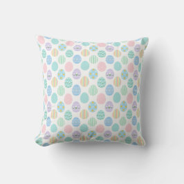 Mooie Pastel Paaseieren Patroon Kussen
