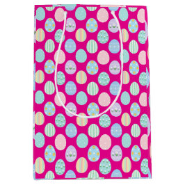 Mooie Pastel Paaseieren Patroon Medium Cadeauzakje