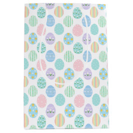 Mooie Pastel Paaseieren Patroon Medium Cadeauzakje