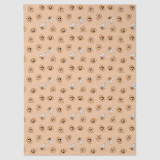 Mooie Pastel Pompoen Halloween Patroon Inpakpapier Tissuepapier