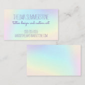 Mooie Pastel Rainbow Ombre Visitekaartje (Voorkant / Achterkant)