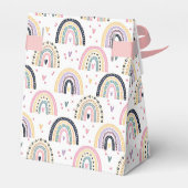 Mooie pastel regenbogen  bedankdoosjes (Achterkant)