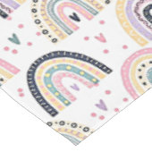 Mooie pastel regenbogen  tafelkleed (Gekanteld)