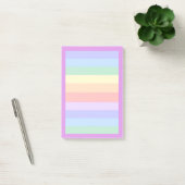 Mooie Pastel Regenboog Achtergrond Post-it® Notes (Kantoor)