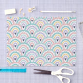 Mooie Pastel Regenboog Patroon Tissue Papier (Craft)