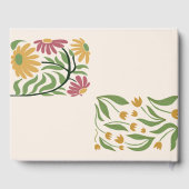 Mooie pastel Roze achtergrond 40e verjaardag Gastenboek (Achterkant)