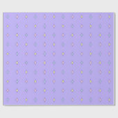 Mooie Pastel Ster Patroon Inpakpapier (Vlak)