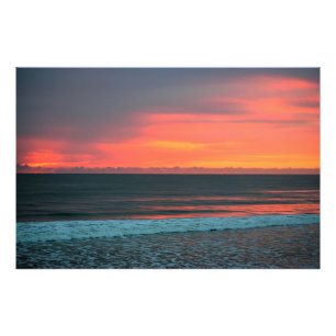 Mooie Pastel Sunrise Foto Afdruk