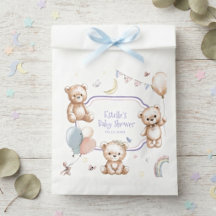 Mooie pastel teddybeer ballonnen vlinder Shower