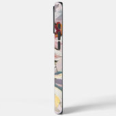 Mooie Pastel Waterverf Bloemen met Monogram Case-Mate iPhone Case (Achterkant / Links)