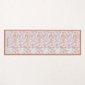 Mooie Pastel Waterverf Zen Yoga Namaste Yogamat (Voorkant (horizontaal))