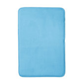 Mooie Pastelblauwe Effen Kleur Badmat (Voorkant Verticaal)