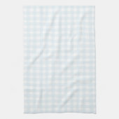 Mooie pastelblauwe Gingham Theedoek (Verticaal)