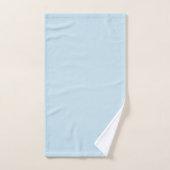 Mooie Pastelblauwe Persoonlijke Badset Bad Handdoek (Handdoek)