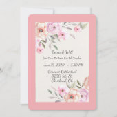 Mooie Pastelbloemblaadjes Kaart (Voorkant)