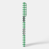 Mooie Pastelgroene Gingham Patroon Case-Mate iPhone Case (Achterkant / Rechts)