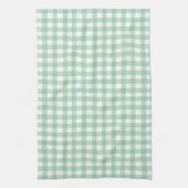 Mooie Pastelgroene Gingham Theedoek (Verticaal)