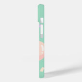 Mooie pastelgroene kleur met ballonnen Case-Mate iPhone case (Achterkant / Links)