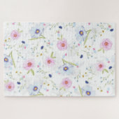 Mooie Pastelkleuren Bloemige Puzzels (Horizontaal)