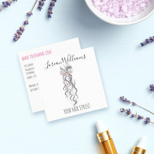 Mooie Pastelkleurige Bruid met Golvende Kapsel Haa Vierkante Visitekaartje