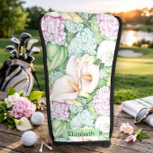 Mooie Pastelkleurige Calla Lelie Persoonlijk Golfheadcover