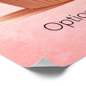 Mooie Pastelkleurige Cupcake  Poster (Hoek)