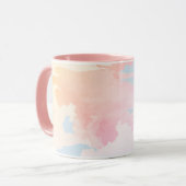 Mooie pastelkleurige wolken mok (Voorkant links)